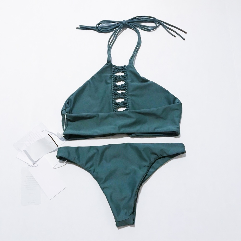 Mikoh - Sage Green Bikini Set - Picture 4 of 8
